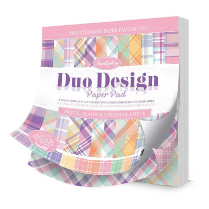 Blocs de papier Duo Design – Carreaux Pastel et Carreaux Vifs