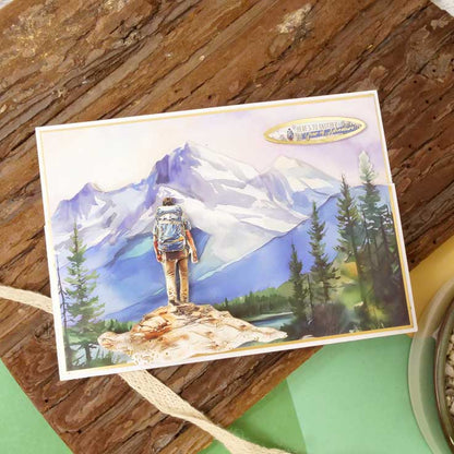 Feuille de dessus de découpage La nature.