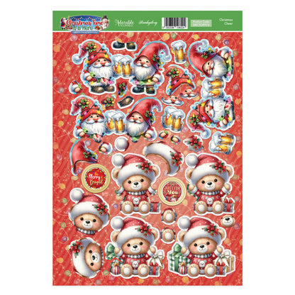 Christmas Cheer Decoupage Topper Sheet