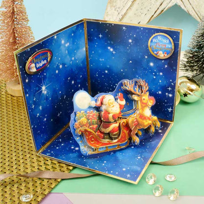 Père Noël amusant : feuille de découpage à monter