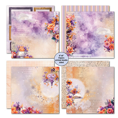 3Quarter Designs Dawns Glow 8x8 Paper Pack
