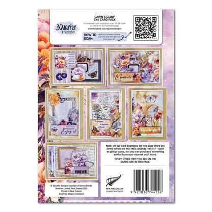 Pack de cartes 3Quarter Designs Dawns Glow 6x4