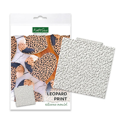 Moule en silicone imprimé léopard