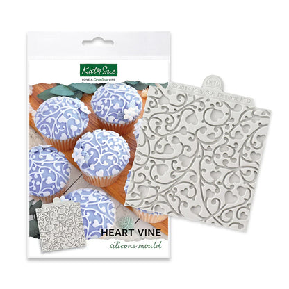 Heart Vine Silicone Mould