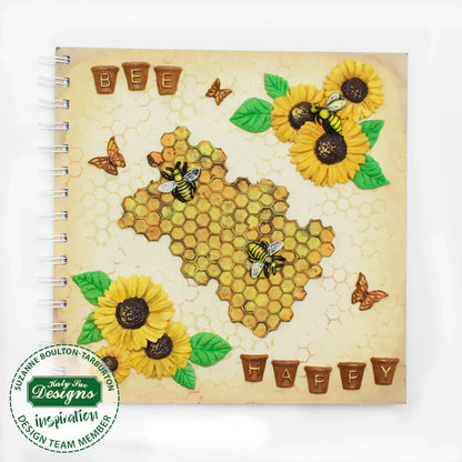 Moule en silicone nid d'abeille et abeilles en continu