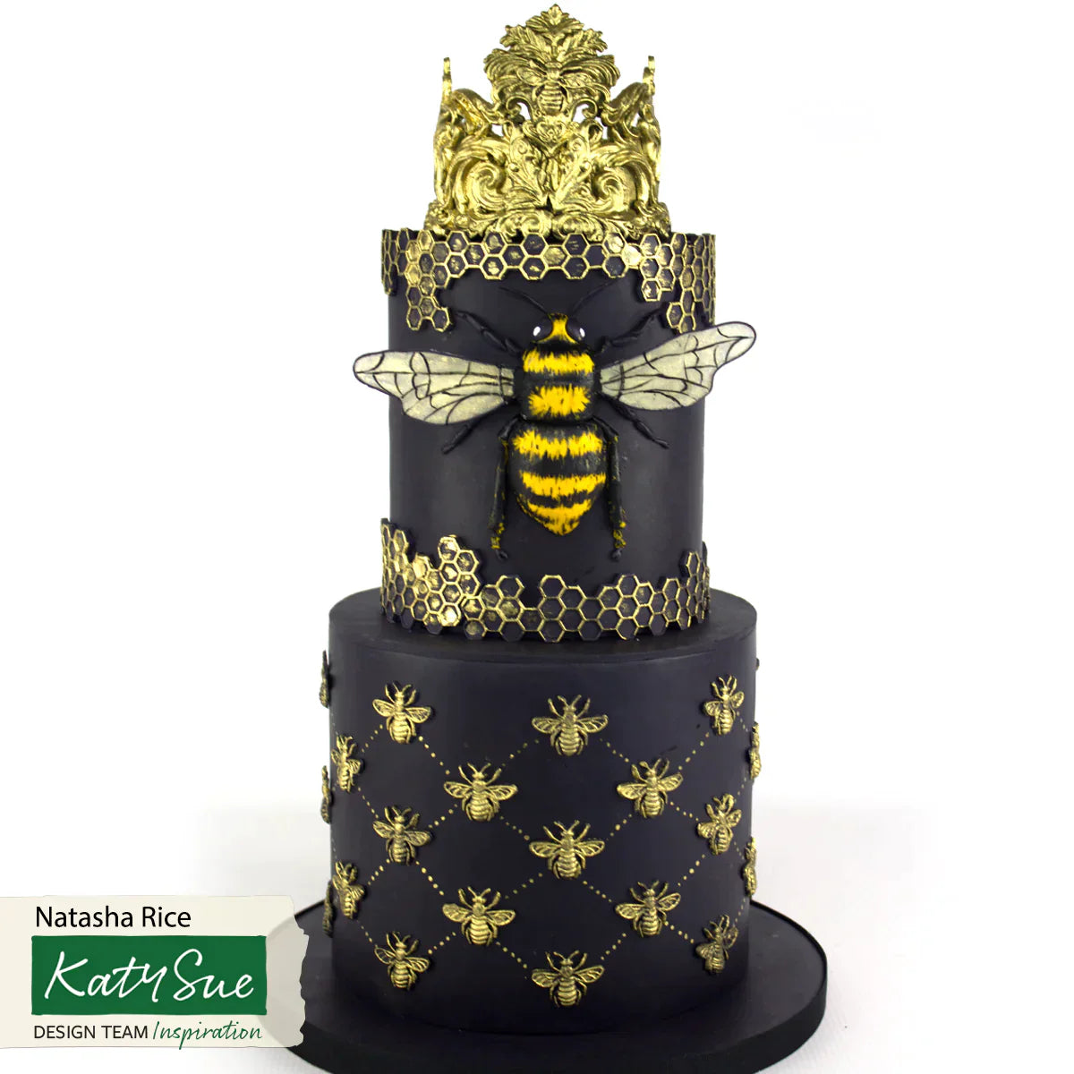 Moule en silicone nid d'abeille et abeilles en continu