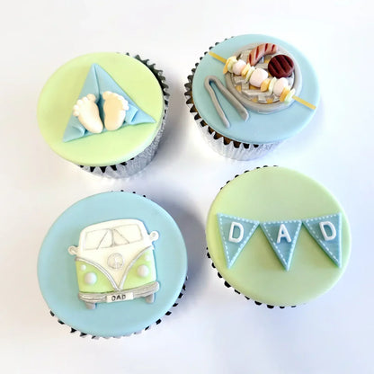 Large Bunting Alphabet Silicone Mould