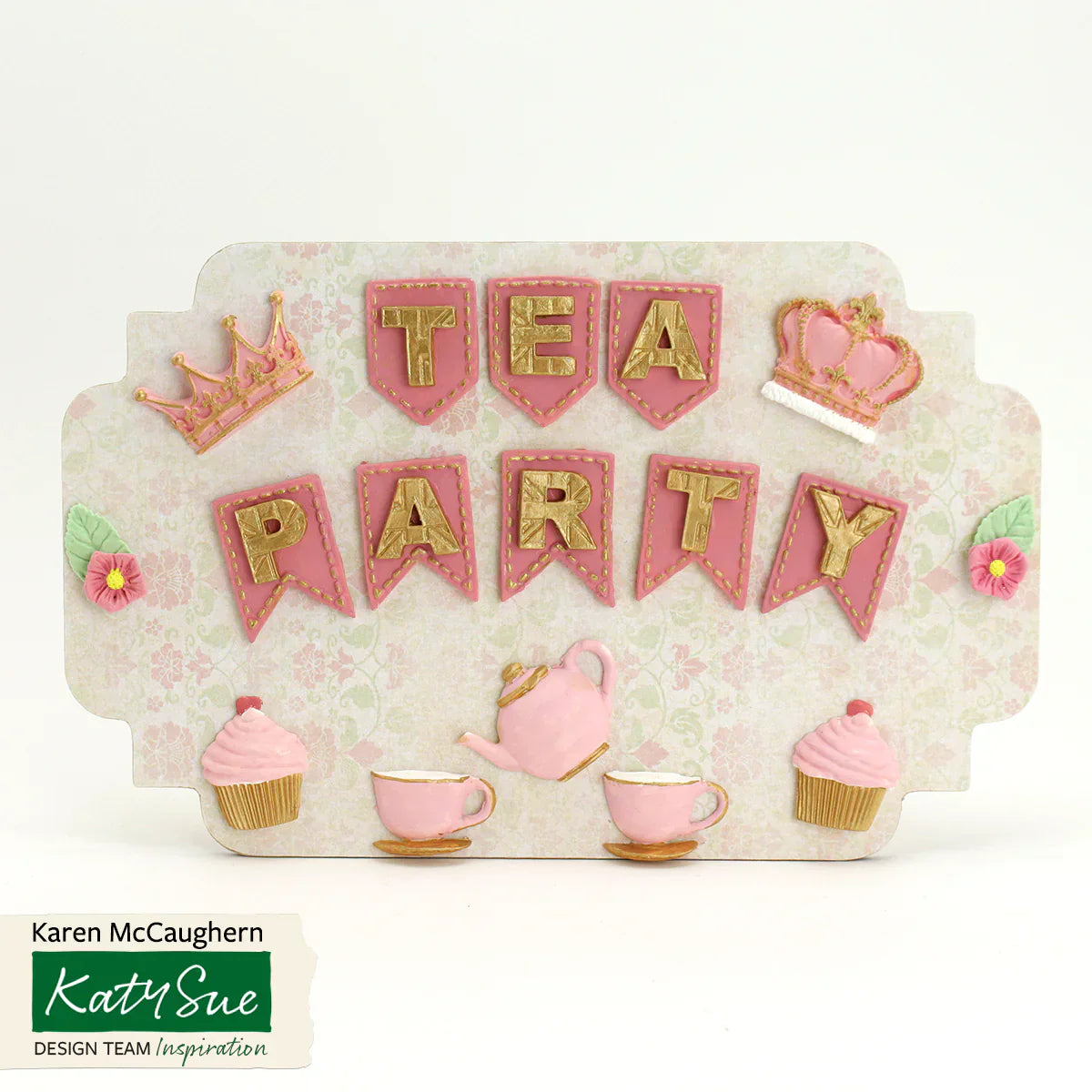 Large Bunting Alphabet Silicone Mould