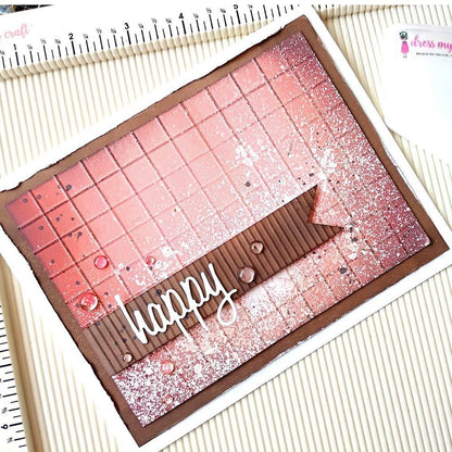 Dress My Craft - Planche à rainurer polyvalente 12 x 12