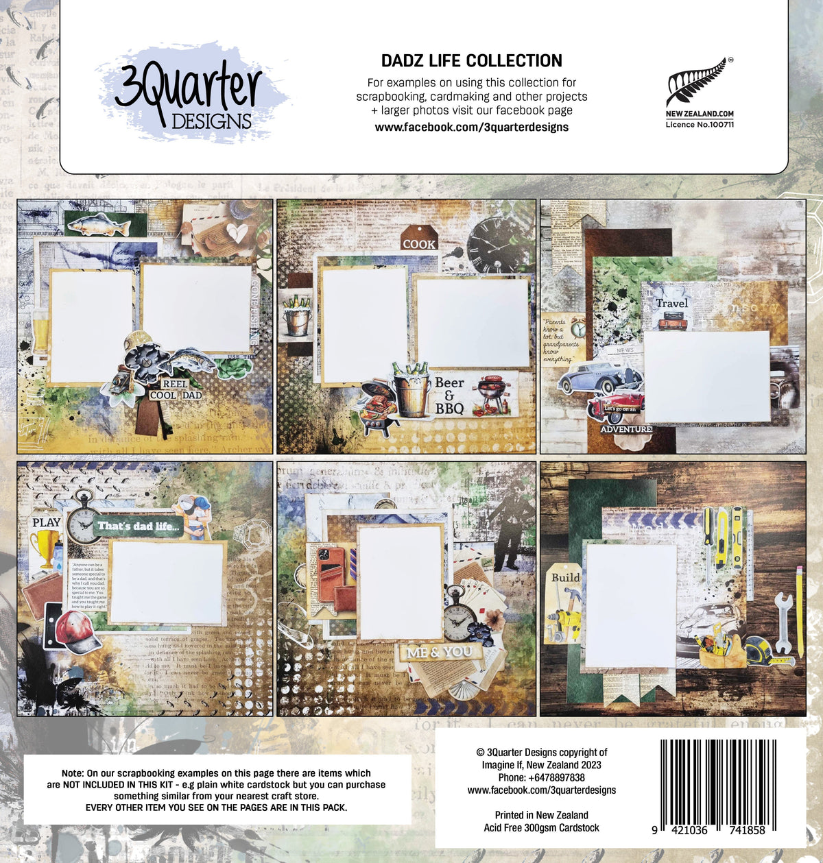 Pack de Collection Dadz Life 30x30
