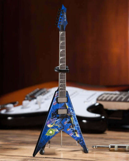 Dave Mustaine Signature V "Rust In Peace" - Licensed Megadeth Mini Guitar