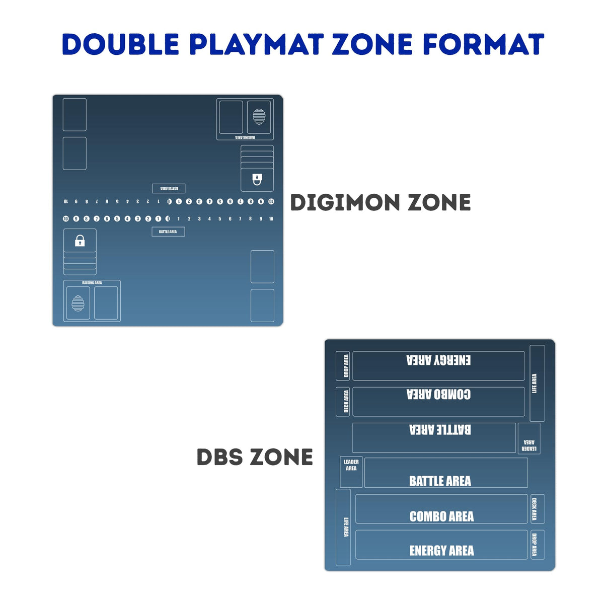 Archétype Cendré - Double Tapis de Jeu