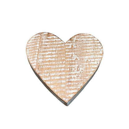 Wooden Heart Coaster
