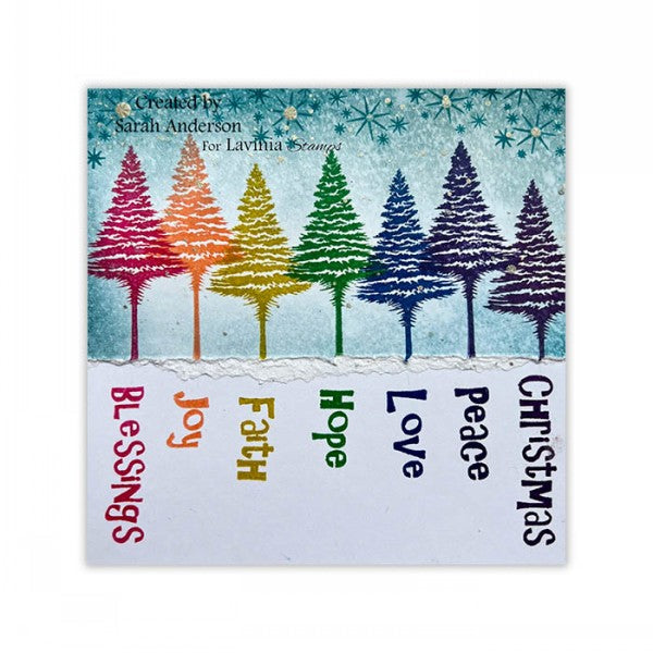 Petit tampon Sapin enneigé