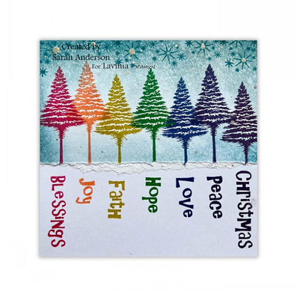 Petit tampon Sapin enneigé
