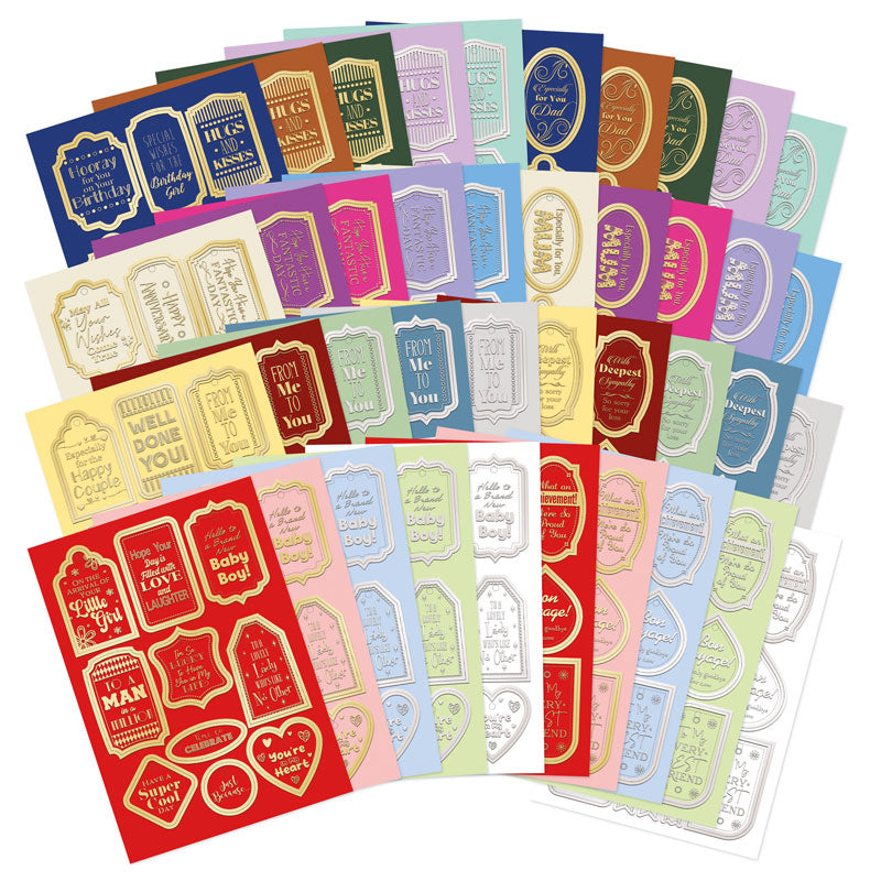 Livre essentiel de sentiments pour étiquettes cadeaux