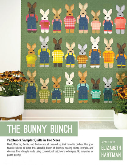 Patron de courtepointe Bunny Bunch par Elizabeth Hartman