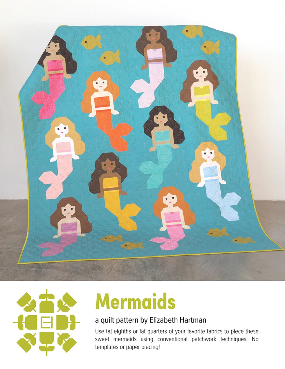 Mermaids Quilt Pattern - Elizabeth Hartman - EH082
