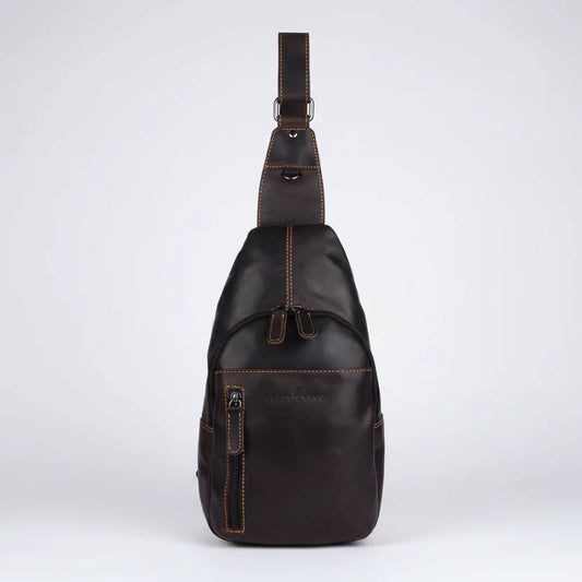 Greenwood Leather Crossbody Chest Bag
