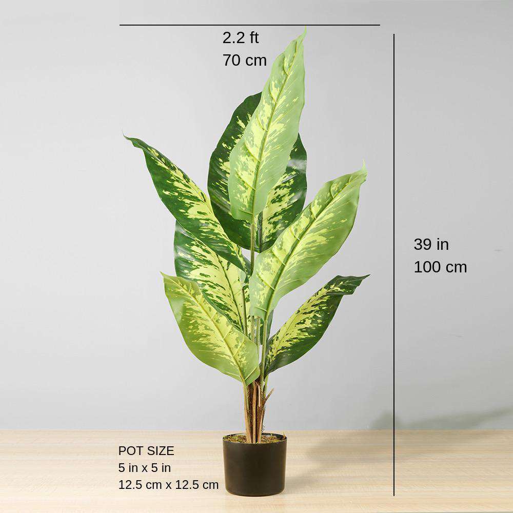 Eren, plante artificielle sempervirente en pot 99 cm