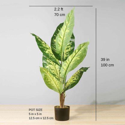 Eren, plante artificielle sempervirente en pot 99 cm