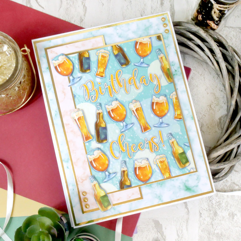 Bloc de papier Hunkydory Essential Selection - Marbre