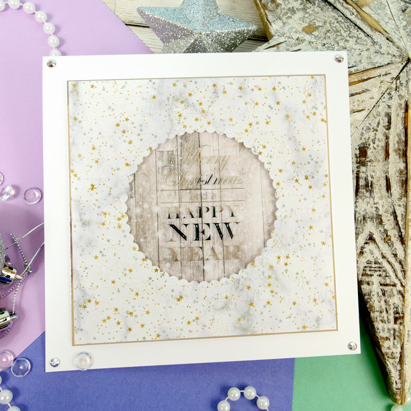 Bloc de papier Hunkydory Essential Selection - Blancs d'hiver