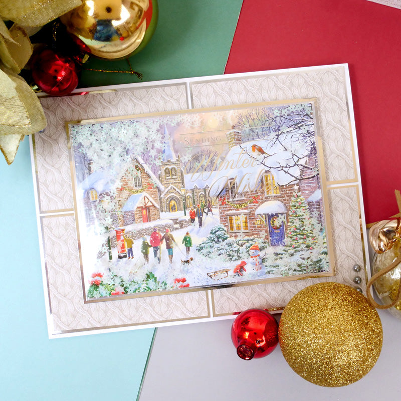 Bloc de papier Hunkydory Essential Selection - Blancs d'hiver
