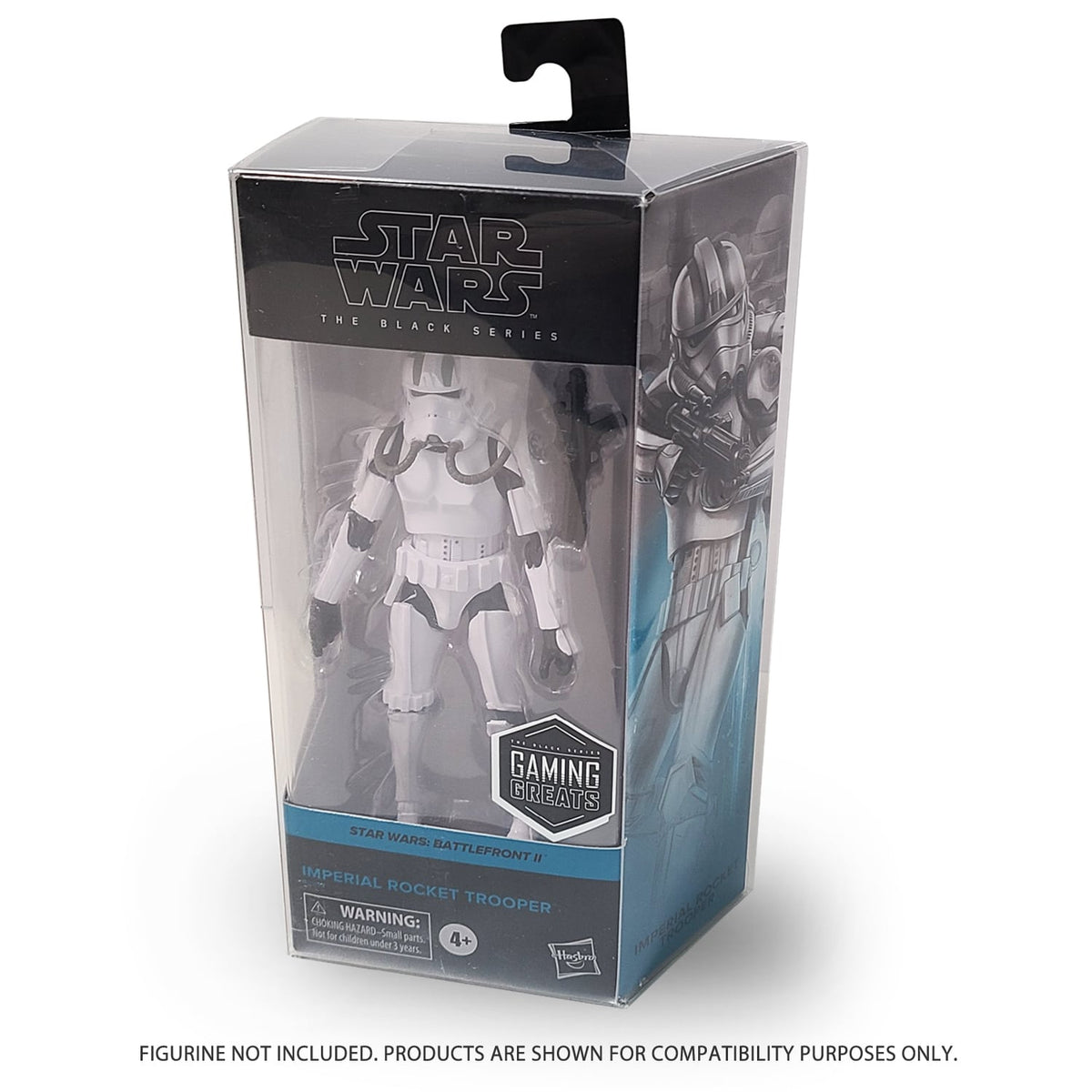 EVORETRO Étui de protection pour figurines articulées Star Wars Black Series standards avec coins inclinés - PET 0,35 MM - Paquet de 10