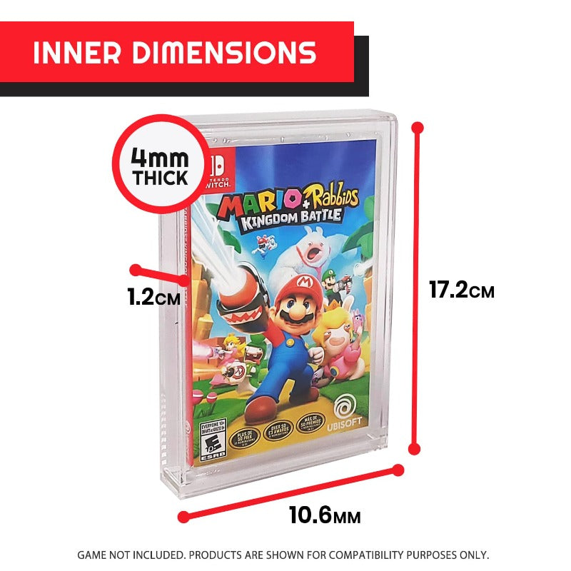 Acrylic Protector for Nintendo Switch Thick - Pack of 2