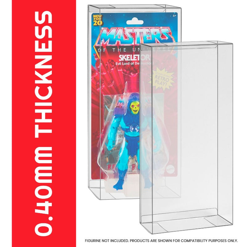 Boîte MOTU Origins Power Posing (sur carte) - Protection EVORETRO PET 0.40MM - Pack de 10