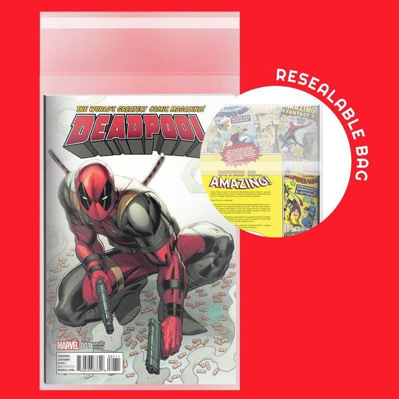 Current Age Resealable Comic Bags Fits Size -2MIL