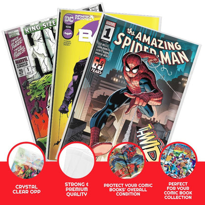 Current Age Resealable Comic Bags Fits Size -2MIL