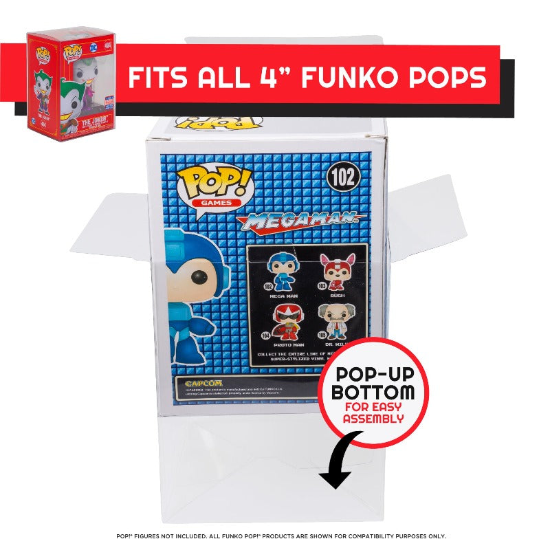 Protecteur en plastique EVORETRO PREMIUM Funko Pop pour figurines de 4 pouces, 0,50MM