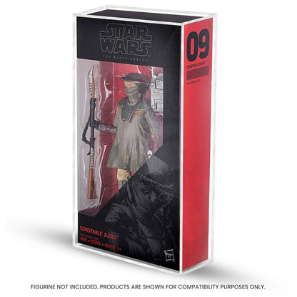 Acrylic Case for 6" Hasbro Star Wars Black Series - Pack of 2