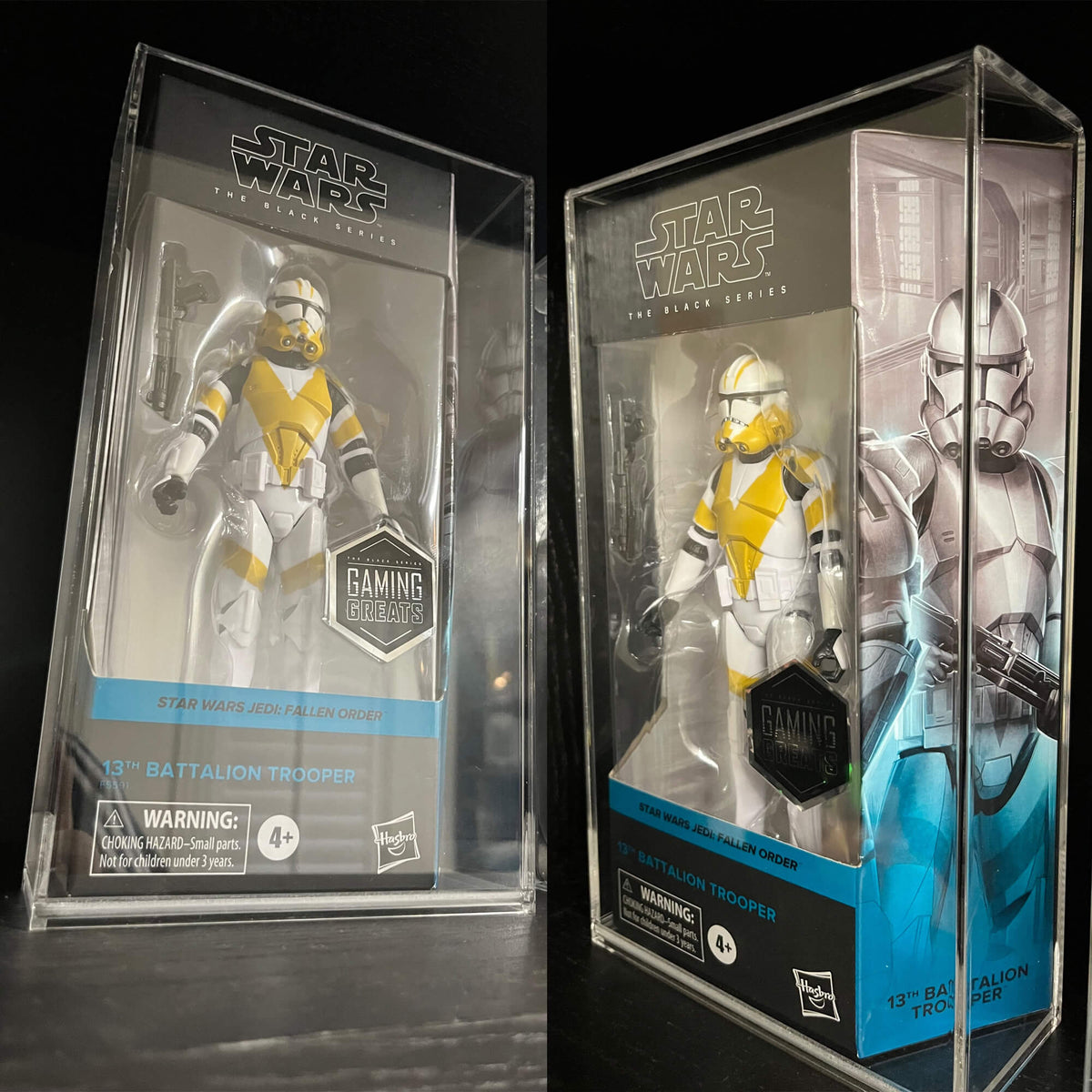 Acrylic Case for 6" Hasbro Star Wars Black Series - Pack of 2