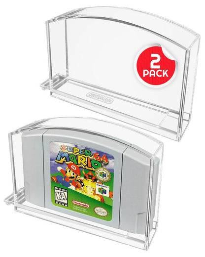 Acrylic Case for N64 Nintendo 64 Cartridge pack of 2