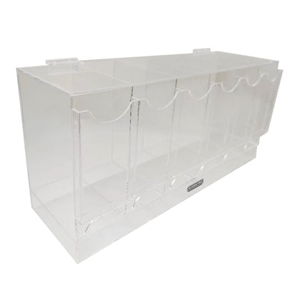 Présentoir en acrylique EVORETRO pour les packs distributeurs de boosters – Présentoir de comptoir avec étagère supérieure