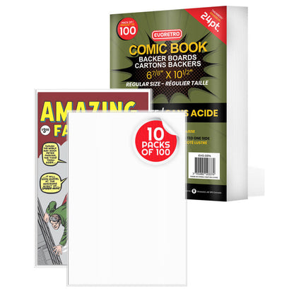 Regular Comic Book Backer Boards Size