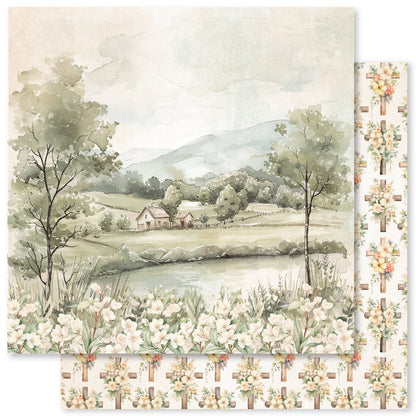 Collection de papiers 30x30 Souvenirs de Pâques 33969