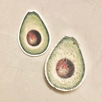 Éponge effervescente à l'avocat