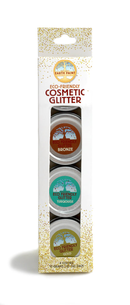 Eco-Friendly Glitter, 4-pack