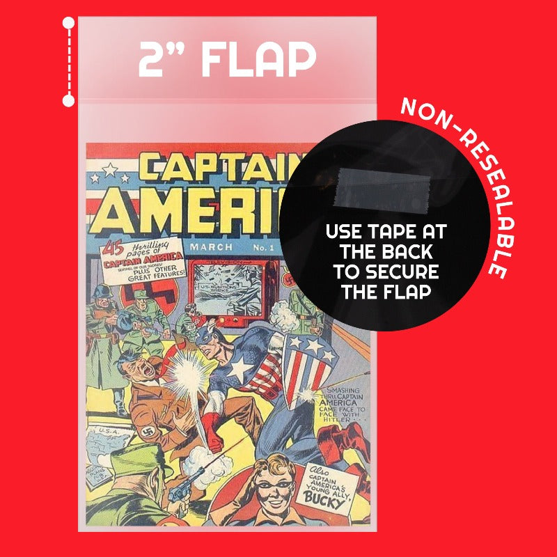 Golden Age Comic Book Bags 2 MIL