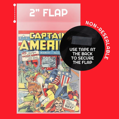Golden Age Comic Book Bags 2 MIL