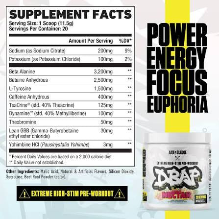 Axe & Sledge DBAP Pre-Workout
