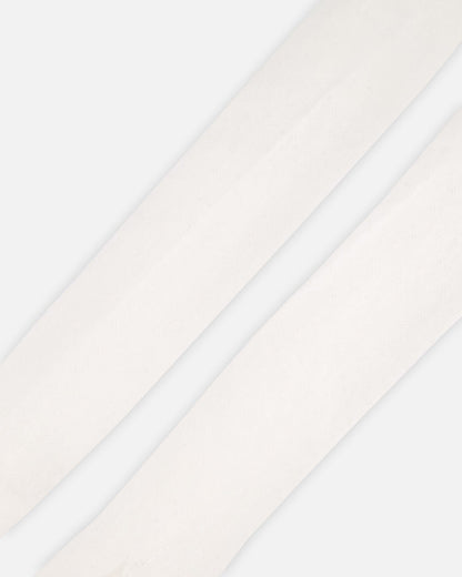 Collants torsadés blanc cassé