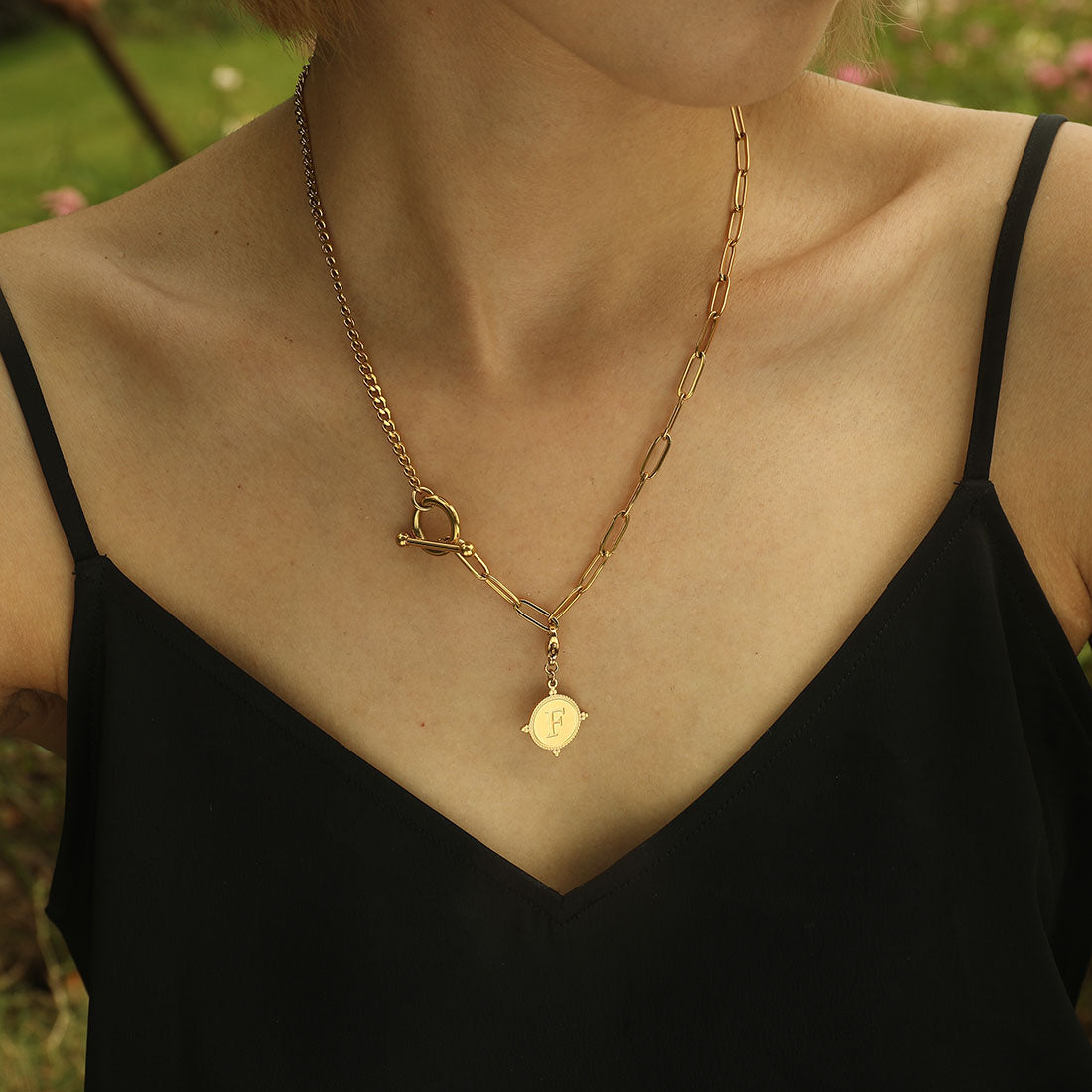 Gold Ornate Alphabet Letter Charms (A–Z) for Necklaces & Bracelets