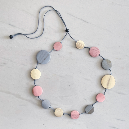 Collier rond en bois