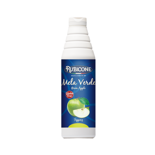 Green Apple Topping - 1 KG Squeeze Bottle - Rubicone Canada - Ships Free Within Canada on Orders Above CAD $199