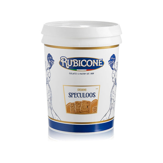 Cookie Butter Spreadable Filling Cream - Cremino Speculoos - 5 KG Bucket - Rubicone Canada - Ships Free Within Canada on Orders Above CAD $199